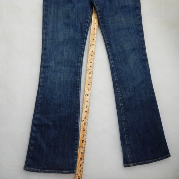 Paper Denim & Cloth Mid Rise Flare Dark Wash Jeans Women's Size 28 - Picture 4 of 9